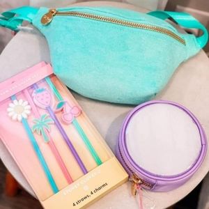 NEW STONEY CLOVER X TARGET LANE STRAW FESTIVAL SET